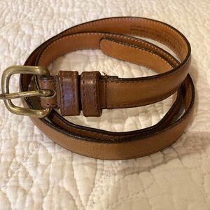 Coach leather belt